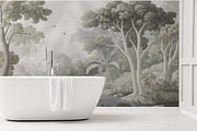 Abstract Forest Art Wallpaper Set, an Illustration by fei long (Thumbnail 3 of 10)