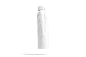 White Waterproof Rain Coat 3D Model