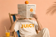 Orange Burst Font, a Sans Serif Font by Handmadefont (Thumbnail 10 of 13)