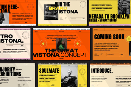Vistona Brand Powerpoint, a Presentation Template by Rocket Template