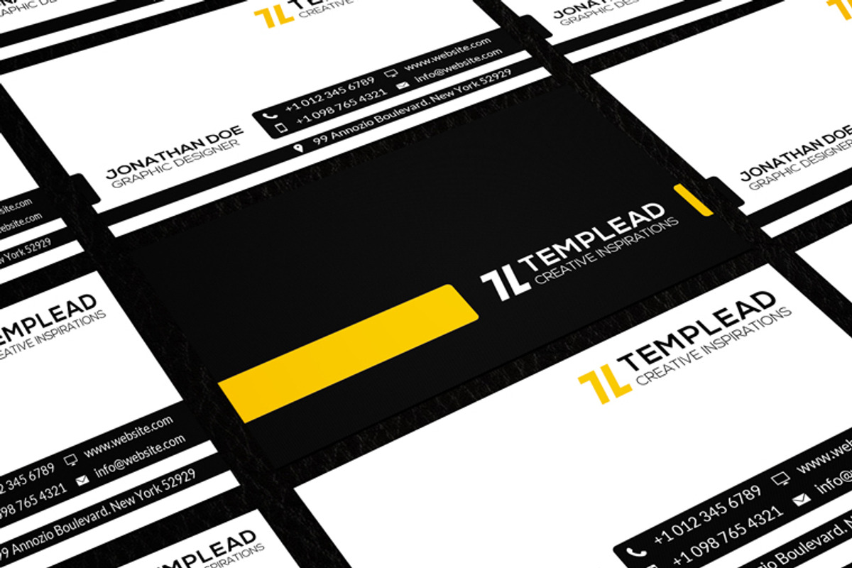 Corporate Business Card CM085, a Business Card Template by annozio (Photo 4 of 4)