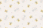 Cute kids doodles, seamless patterns, a Pattern Graphic by Good Studio (Thumbnail 5 of 11)