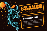 Frontier - A Retro Display Font, a Handwritten Font by a Piece of Cake (Thumbnail 7 of 9)