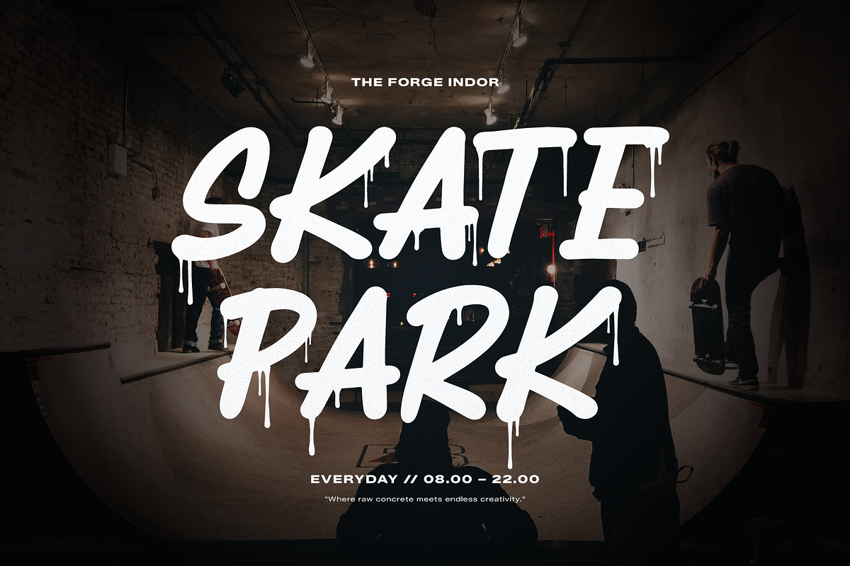 High Blast | Graffiti Font, a Handwritten Font by Denustudios (Photo 3 of 12)