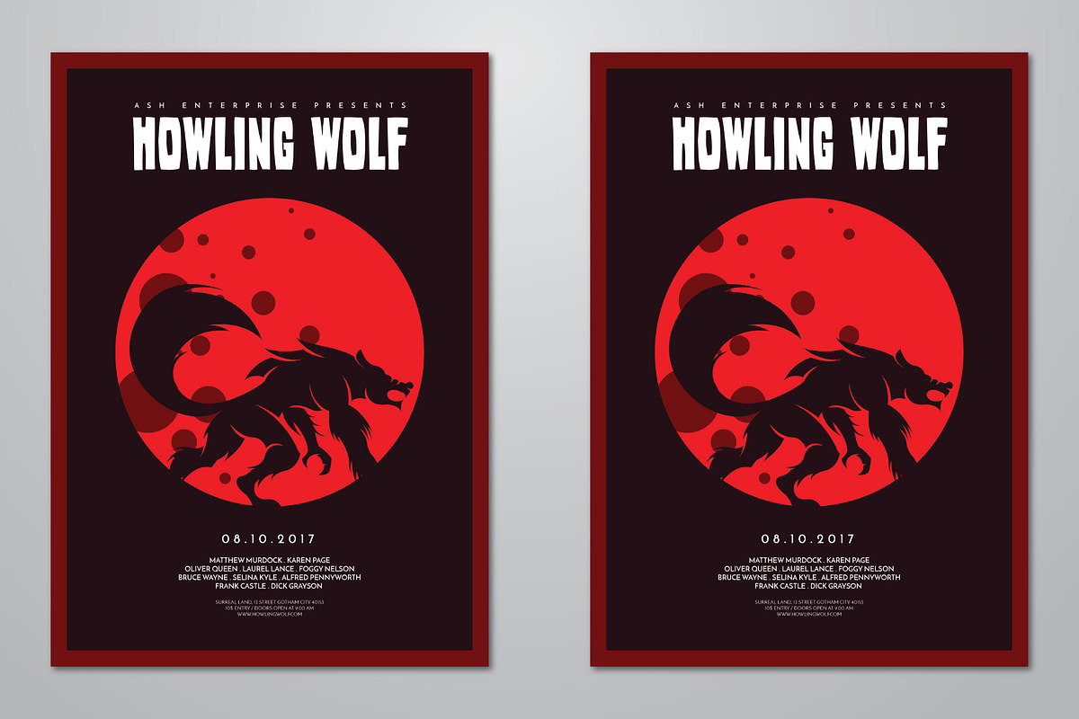 Classic Horror Movie Style Flyer, a Flyer Template by ashenterprise (Photo 2 of 3)