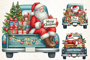 Christmas Gnome and Truck-28 PNG, an Illustration by Libby Wishes (Thumbnail 4 of 6)