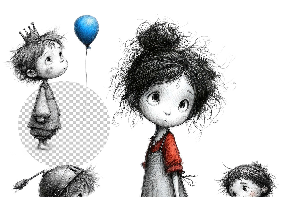 Whimsical Valentine Love princess, an Illustration by one-touch (Photo 6 of 8)