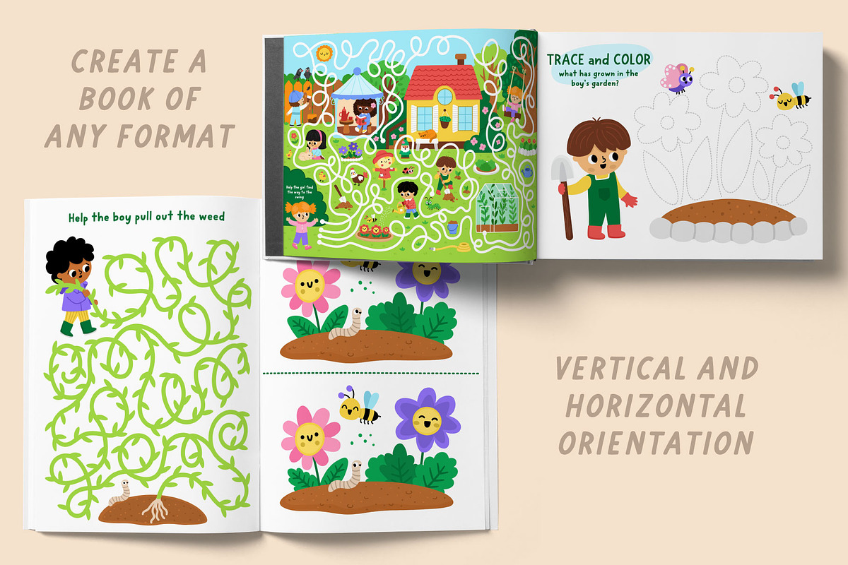 Garden games and activities for kids, an Education Illustration by Lexi Claus (Photo 11 of 15)