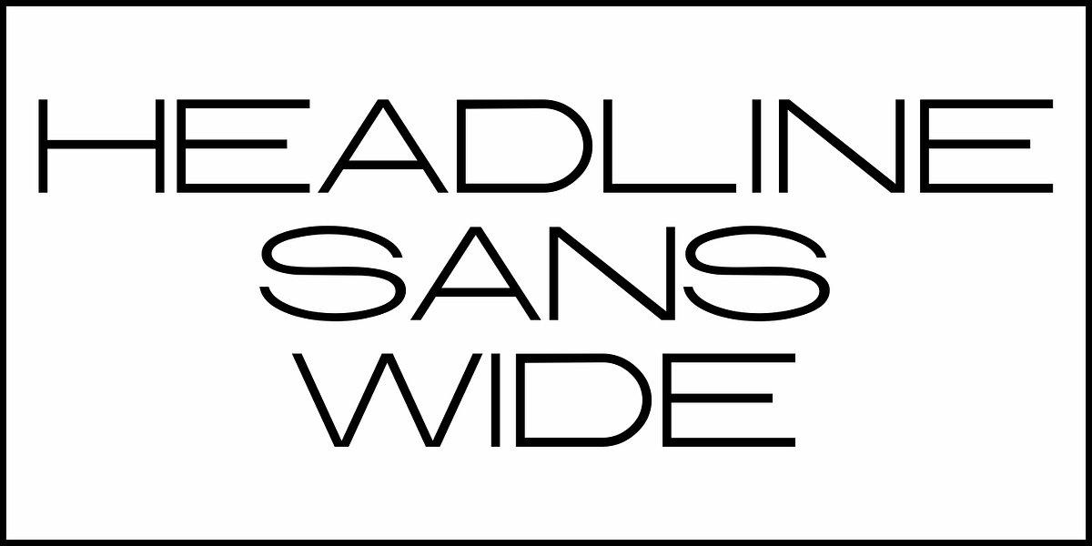 Headline Sans Wide JNL, a Sans Serif Font by Jeff Levine Fonts (Photo 2 of 5)