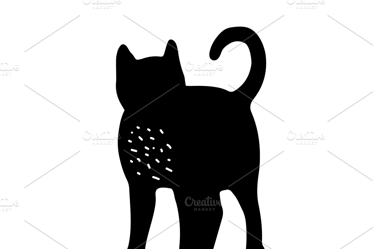 Cat svg, Funny Cats Vector Cut Files, an Animal Illustration by Watercolor_Vector Graphic (Photo 21 of 25)