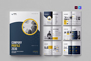 Company Profile - InDesign & Canva, a Brochure Template by Work-Envance (Thumbnail 1 of 10)