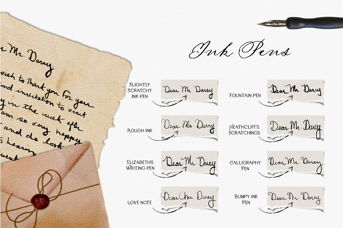 Romantic Ink & Watercolor, a Brush Add-On by Sofydoll Designs (Photo 3 of 8)