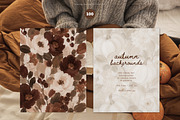 100 Autumn Backgrounds, a Background Graphic by PeDe Designs (Thumbnail 5 of 14)