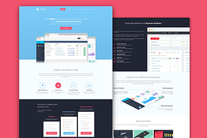 Buddhi - SaaS Landing Page PSD