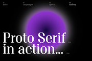 Proto Serif Semi-Bold, a Serif Font by Bukva™ Type Foundry (Thumbnail 8 of 13)