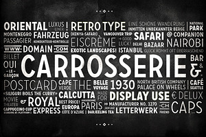 Carrosserie Typeface