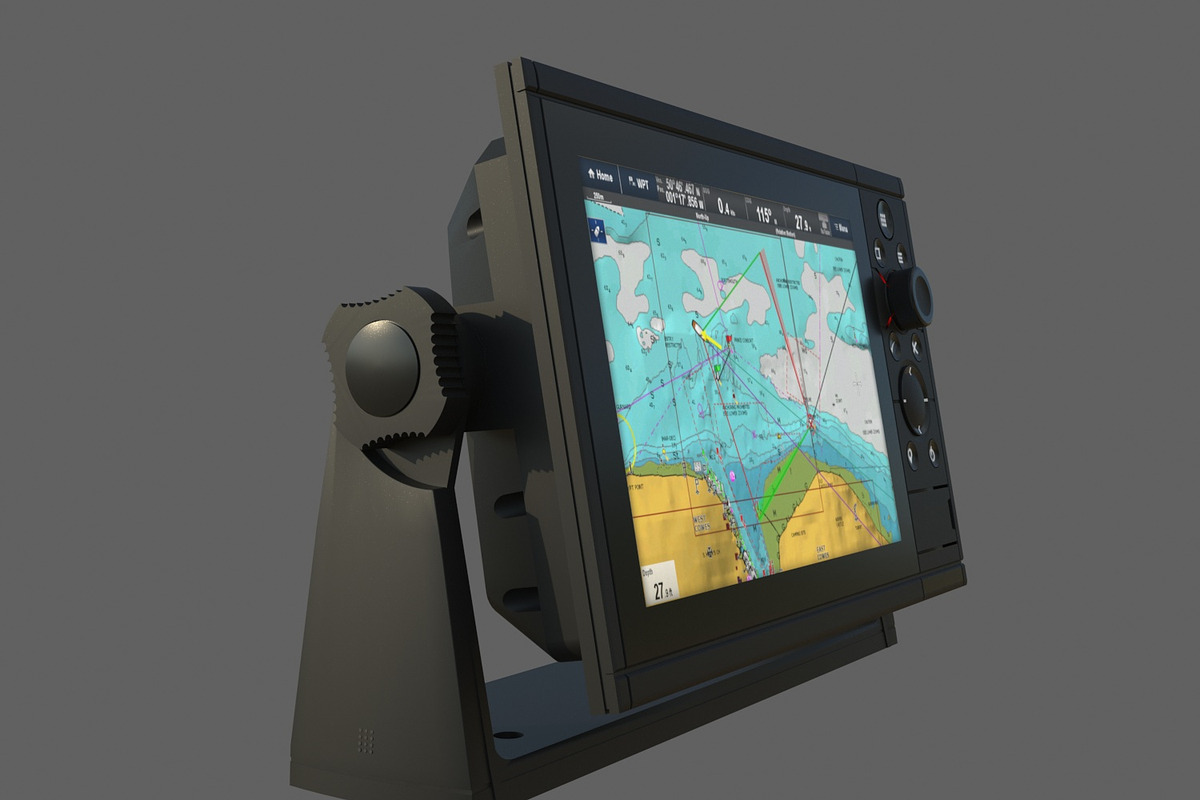 Marine GPS system 3d - Simrad type, an Object 3D Model by RoHo Productions (Photo 5 of 18)