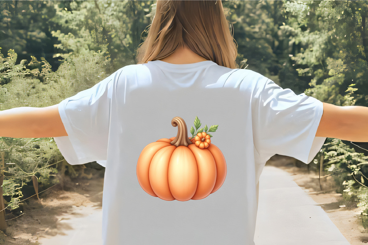 Pumpkins Watercolor PNG, an Illustration by CrexoraLab (Photo 2 of 5)