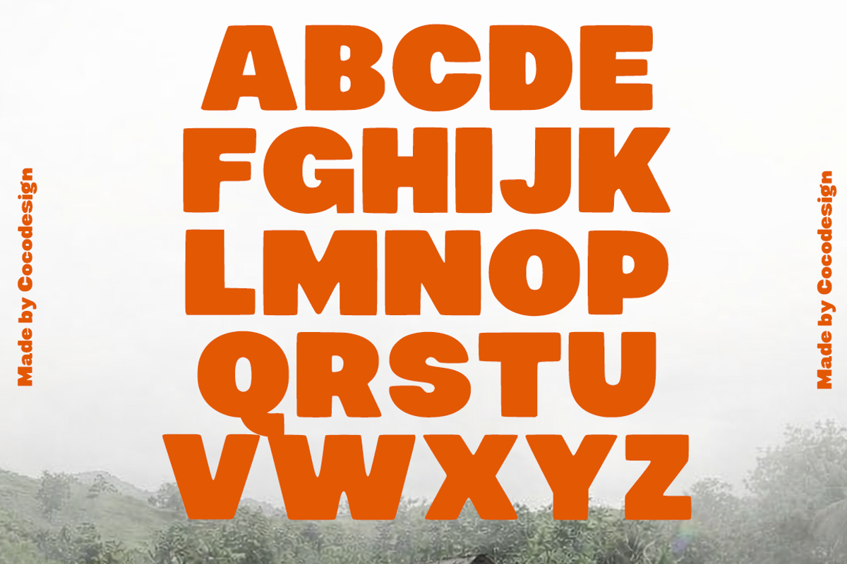 Sugreen – Organic Display Font, a Sans Serif Font by cocodesign (Photo 6 of 9)