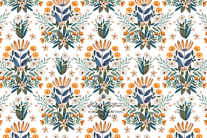 Motif Watercolor Pattern