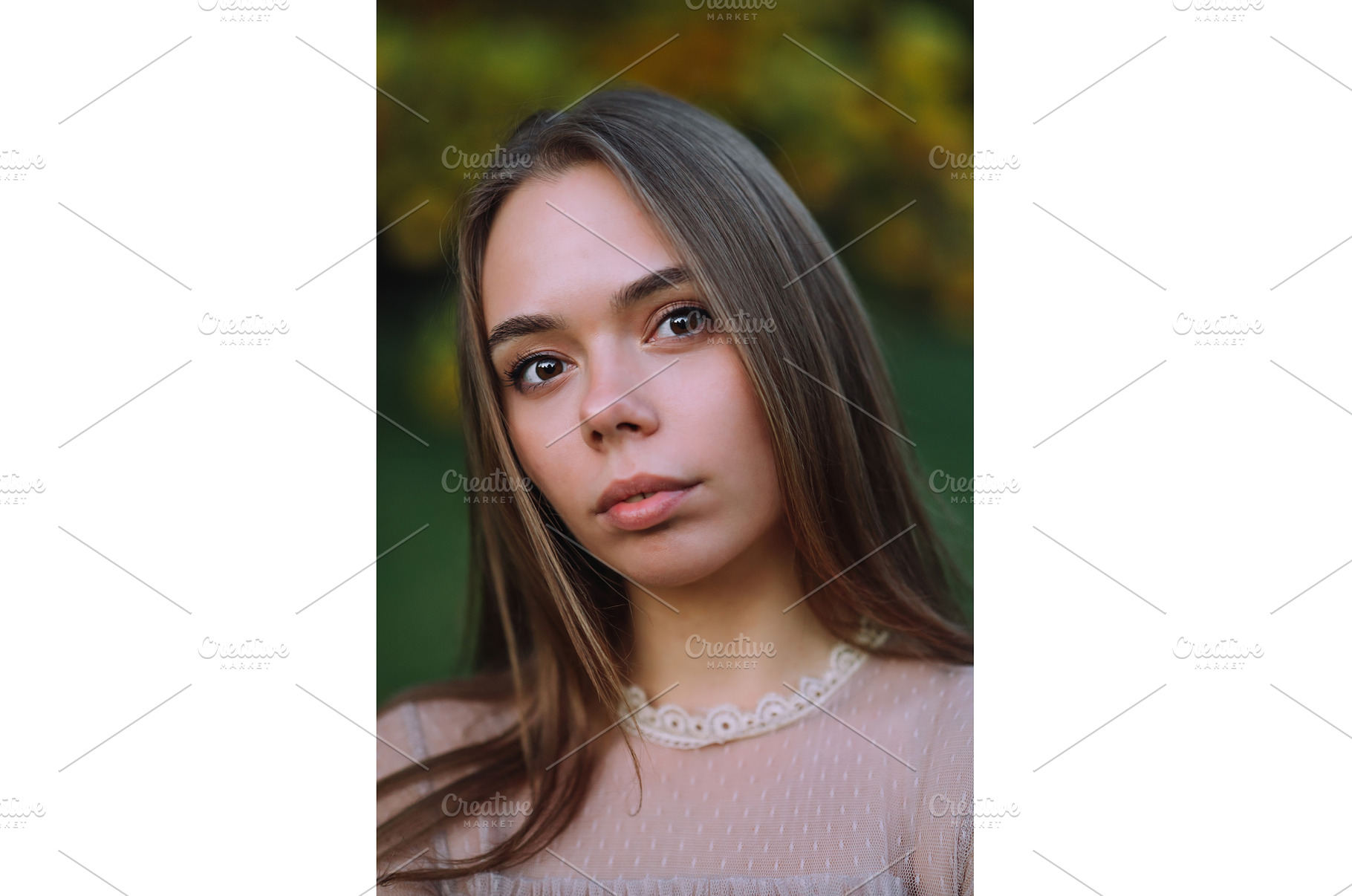Close up portrait of a beautiful, a Beauty & Fashion Photo by Red Hot Chili Pepper Shop