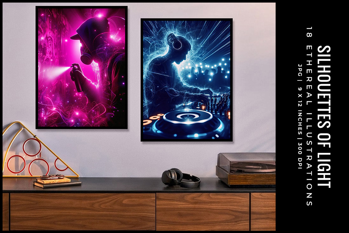 Silhouettes of Light, a Person Illustration by Digital Art Creations (Photo 6 of 7)