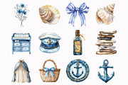 Coastal Baby Nursery Clipart, an Illustration by Design Market (Thumbnail 5 of 7)