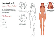 Female Fashion Croquis High Heels, a Person Illustration by Shorena Fashion Draws (Thumbnail 6 of 8)