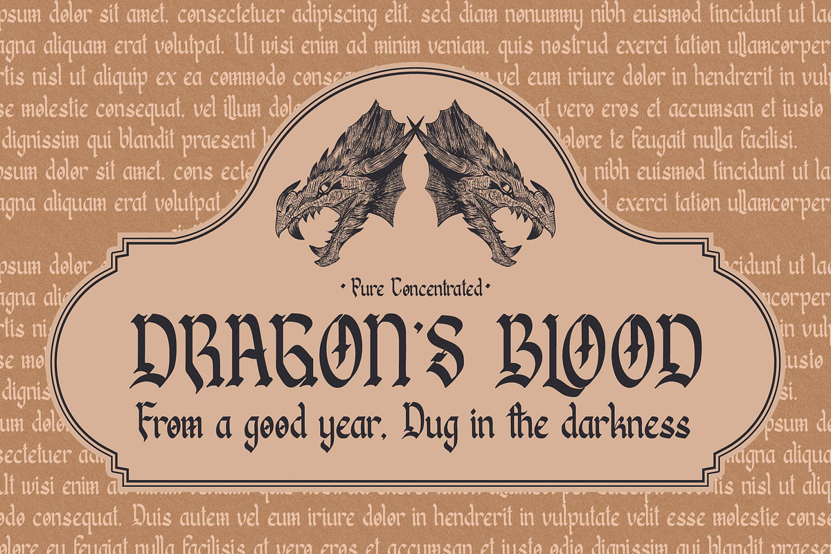Zoldisx | Blackletter Typeface, a Blackletter Font by Denustudios (Photo 5 of 15)