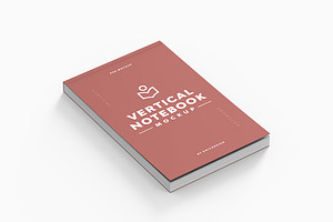 Vertical Notebook Mockup