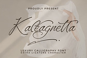Kaleagnetta, a Handwritten Font by Integritype Studio (Thumbnail 1 of 15)