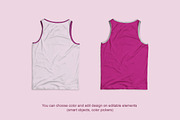 Unisex Jersey Tank Mockups, an Advertising Mockup by Rasgood (Thumbnail 3 of 3)