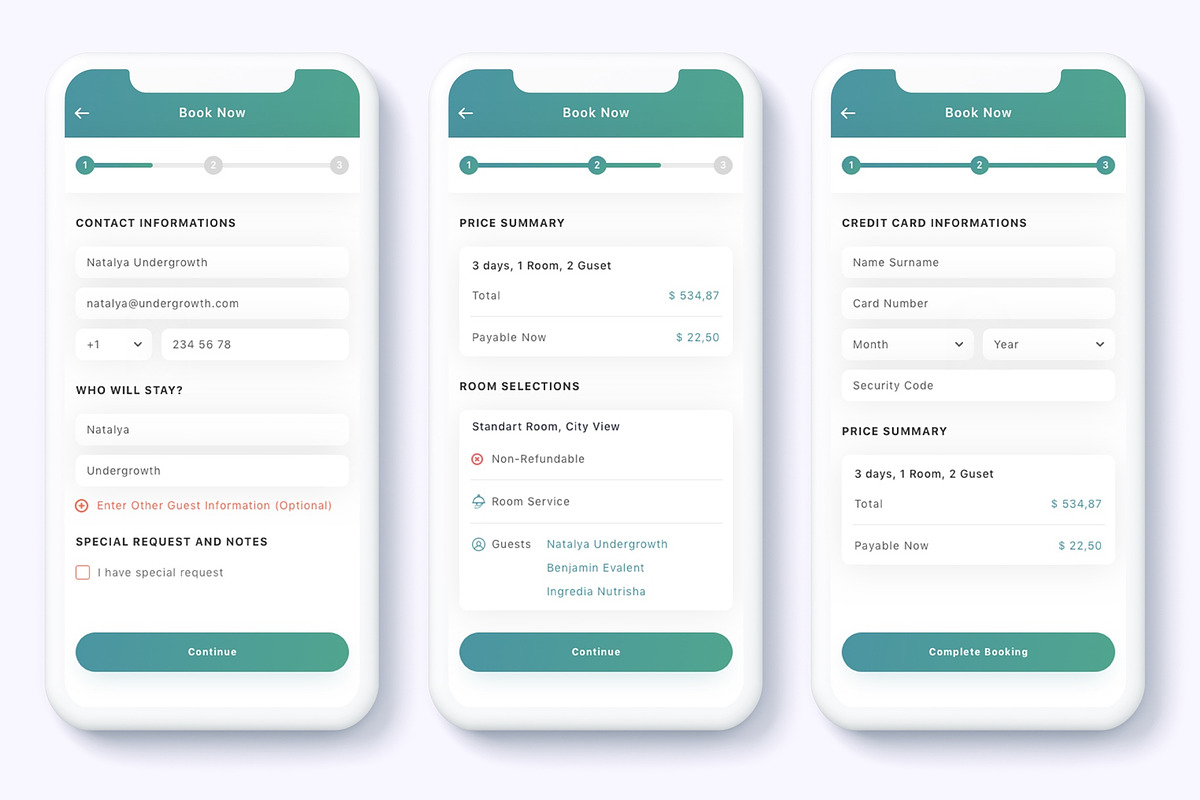 Cesha - Hotel Booking & Reservation, an App Template by Betush (Photo 2 of 6)