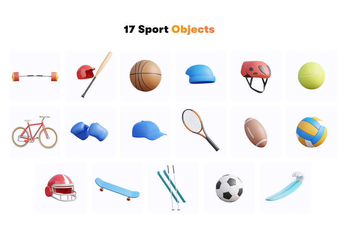 3D Character Sports Pack, a Characters & Person 3D Model by orenjidesign (Photo 6 of 7)