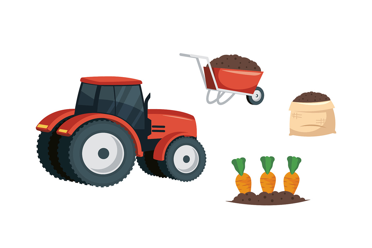Agriculture and Farming Icon Set preview 2