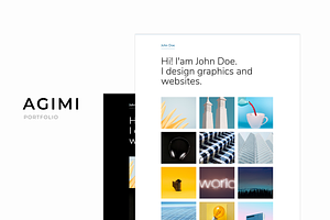 Agimi - Clean Portfolio Template