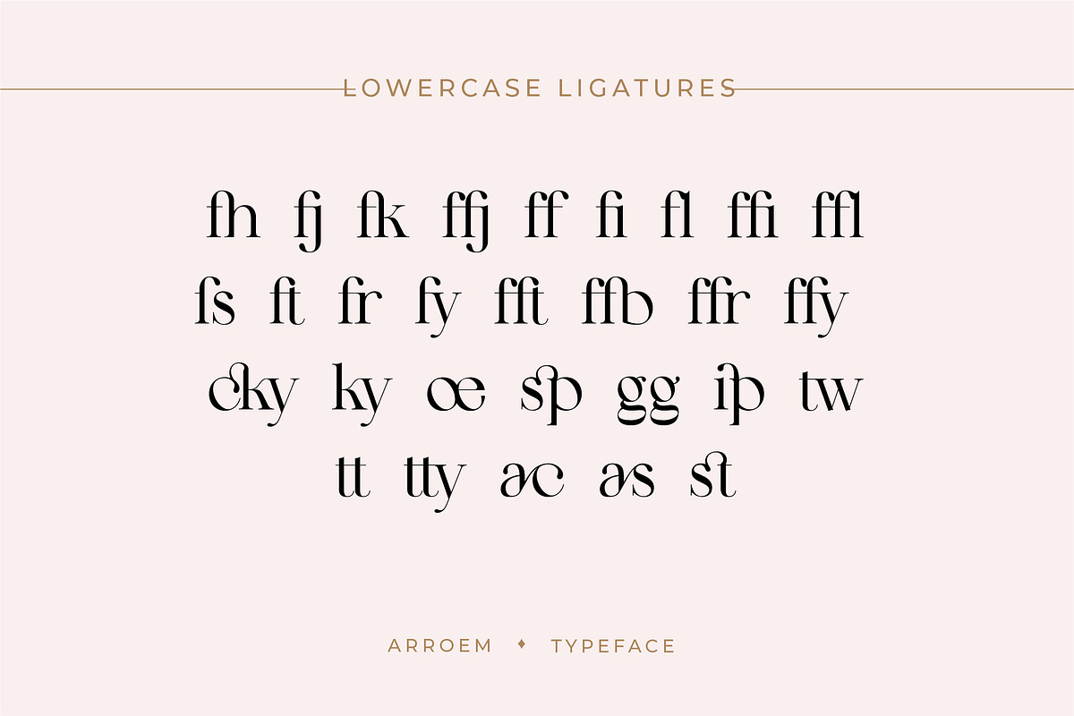 Arroem - Serif Display Font, a Serif Font by Vesvocrea (Photo 15 of 15)