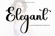 Elegant, a Handwritten Font by InermediaSTUDIO (Thumbnail 1 of 7)