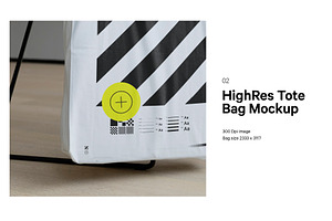 Minimal Tote Bag Mockup