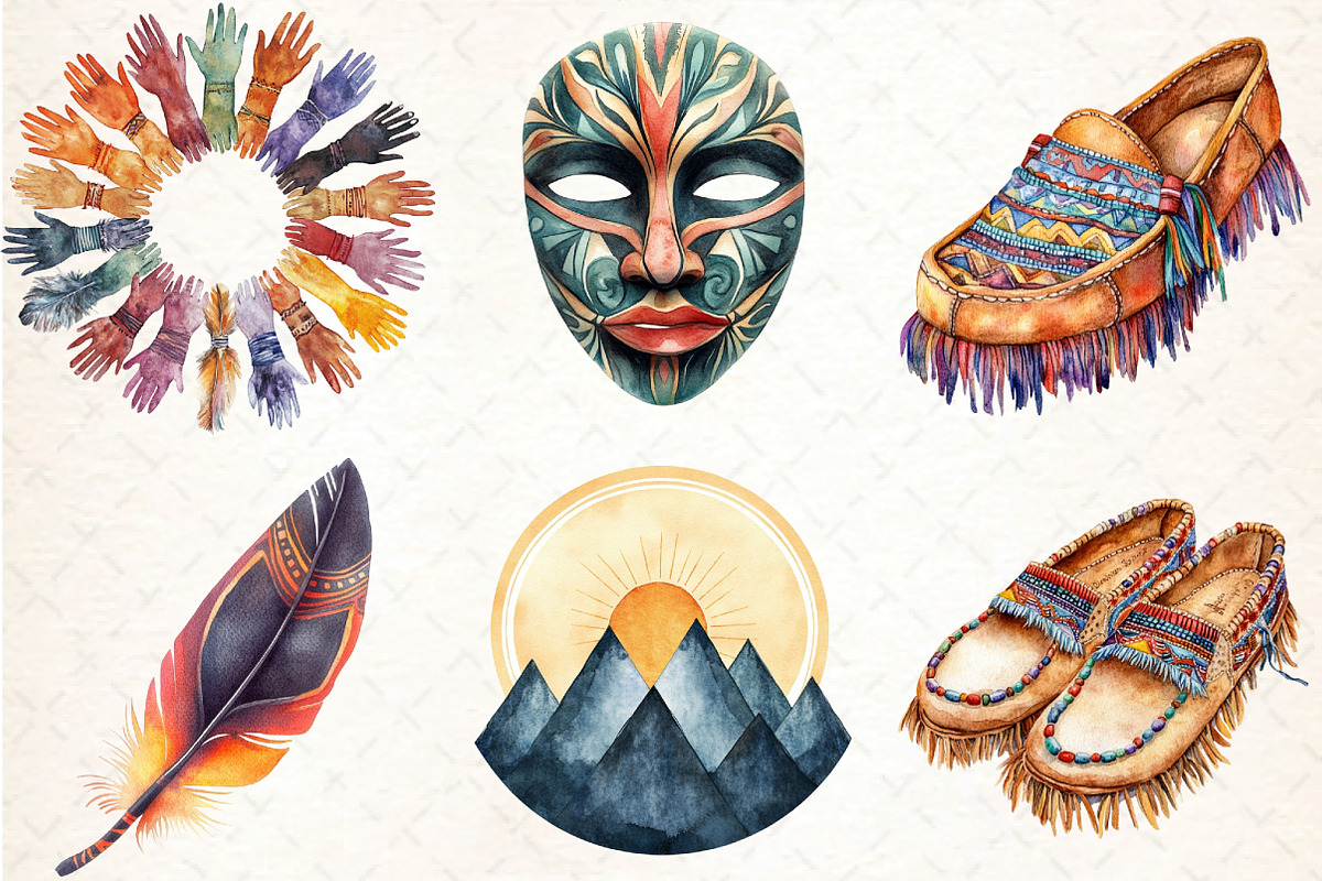 Happy Indigenous Day T Shirt Design, an Illustration by DreamCafeArt (Photo 2 of 7)