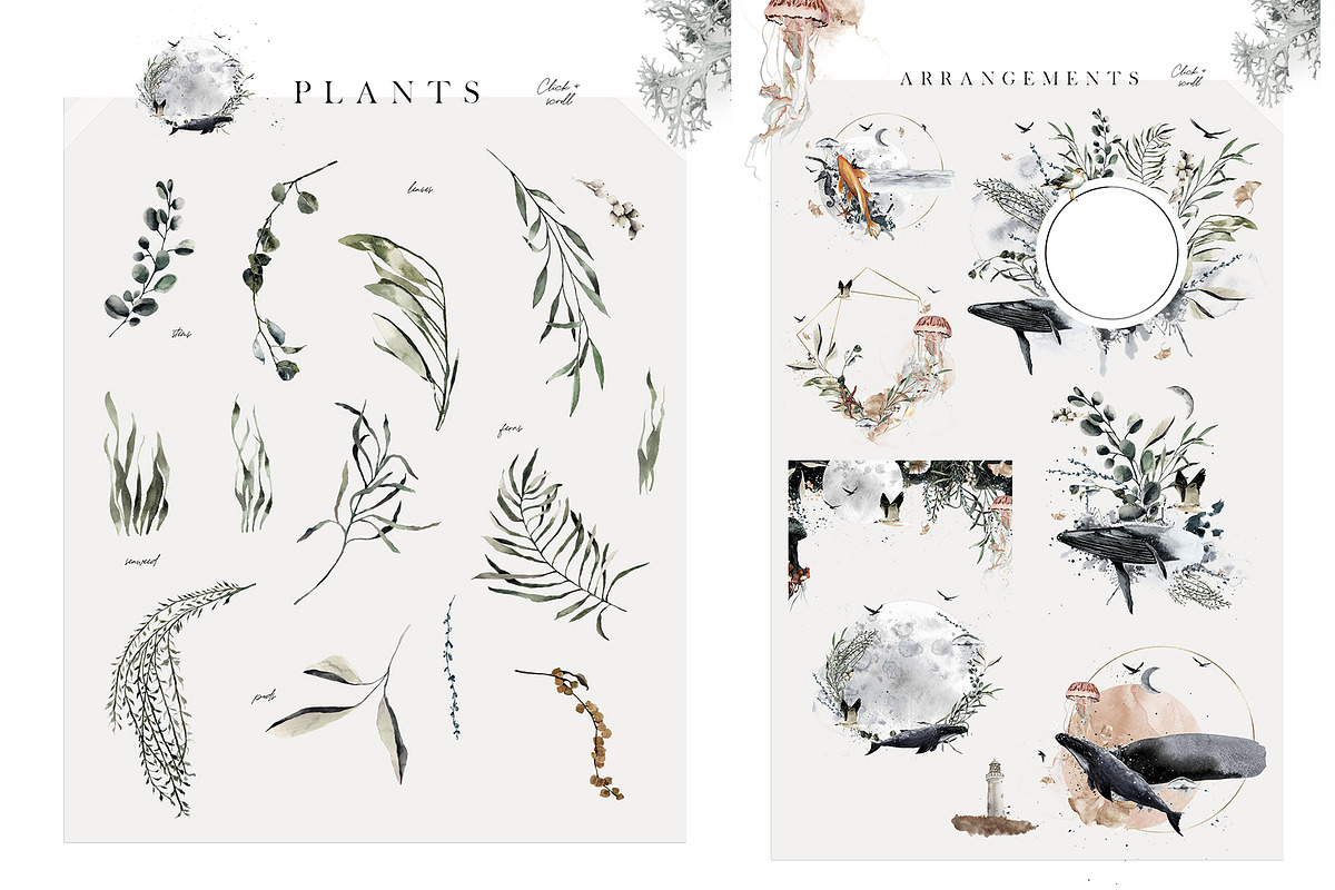 The Amazing Watercolor Bundle, an Object Illustration by Creativeqube Design (Photo 42 of 75)