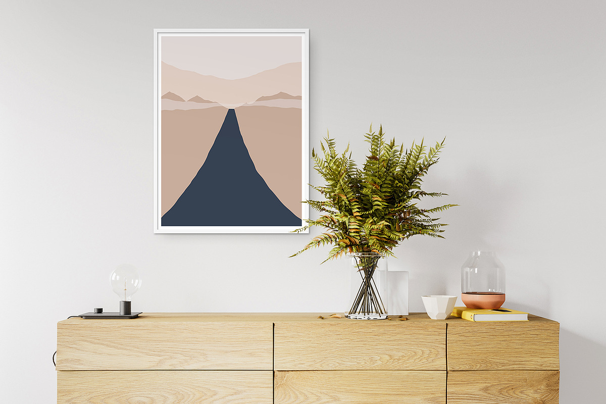 3 Abstract landscape prints., a Decorative Illustration by ElenKoss (Photo 7 of 7)