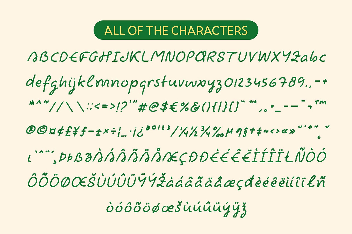 CS Hestia Pixel, a Handwritten Font by Craft Supply Co. (Photo 8 of 8)