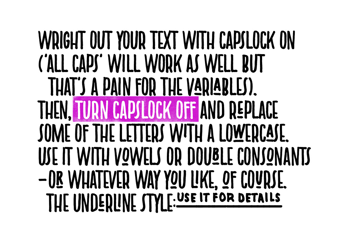 POSTAL, a Handwritten Font by byRosa (Photo 4 of 5)