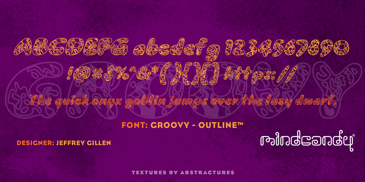 Groovy™, a Font by MINDCANDY (Photo 2 of 2)