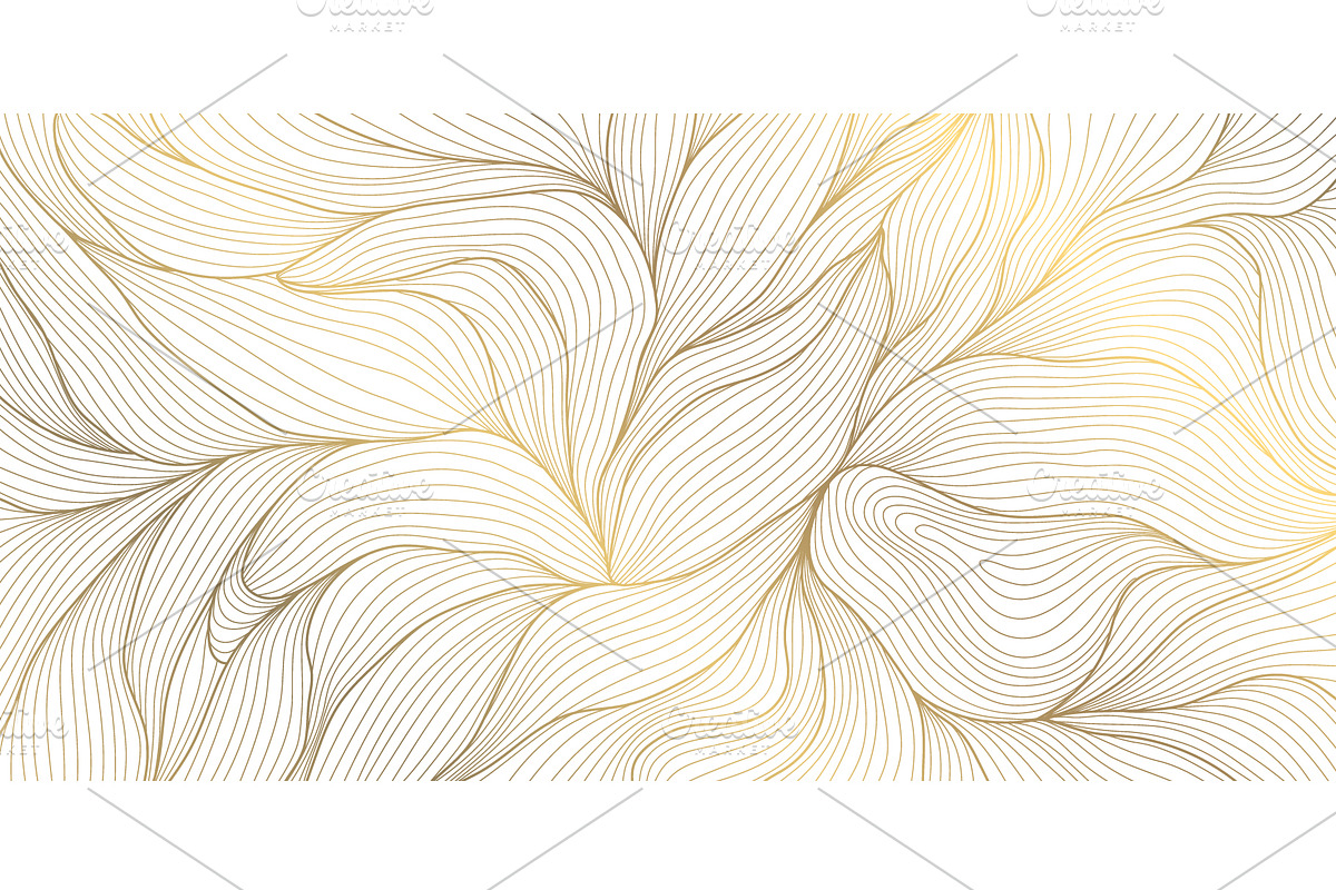 Leaves Line Patterns, a Pattern Graphic by Marylia