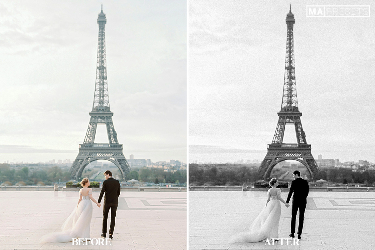 10 B&W Wedding Lightroom Presets, a Preset Add-On by MaPresets (Photo 14 of 18)