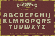 Deadfrog, a Serif Font by ilhamtaro (Thumbnail 7 of 10)