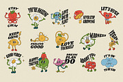 Collection retro stickers, a Texture Illustration by oxygen_8 (Thumbnail 6 of 9)