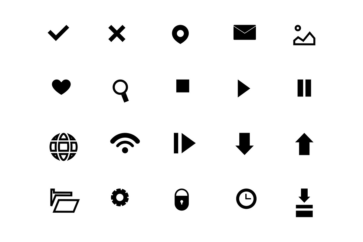 social icons set collection, an Outline Icon by nicollr's store (Photo 2 of 3)